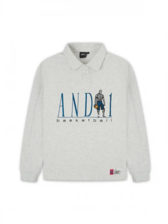 Foto van product AND1 Sweatshirt blauw / lichtgrijs / donkergrijs / zwart
