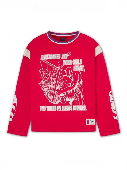 Foto van product AND1 Sweatshirt blauw / rood / wit