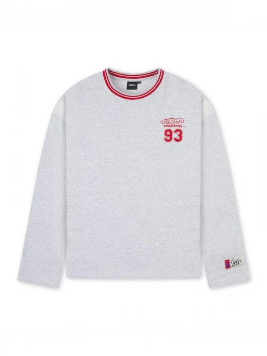 Foto van product AND1 Sweatshirt ' Core 93' rood