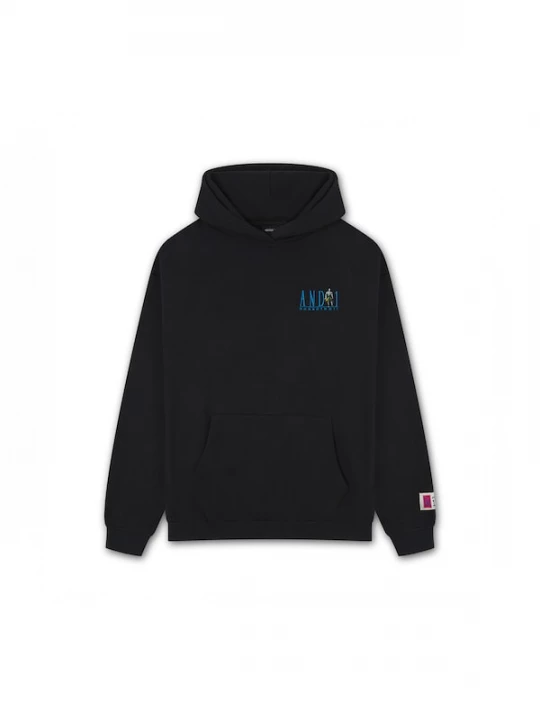 Foto van product AND1 Sweatshirt 'Core Retro' blauw / grijs / zwart / wit