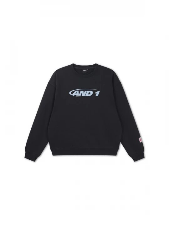 Foto van product AND1 Sweatshirt 'Shot Caller' smoky blue / kreeft / zwart / wit