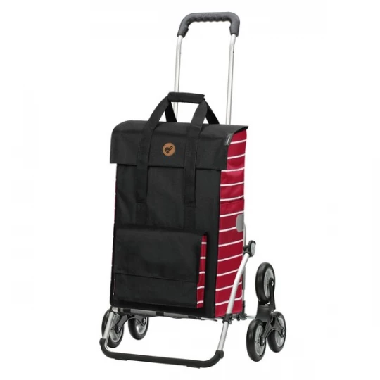 Foto van product Andersen Shopper Shopper donkerrood / zwart / wit