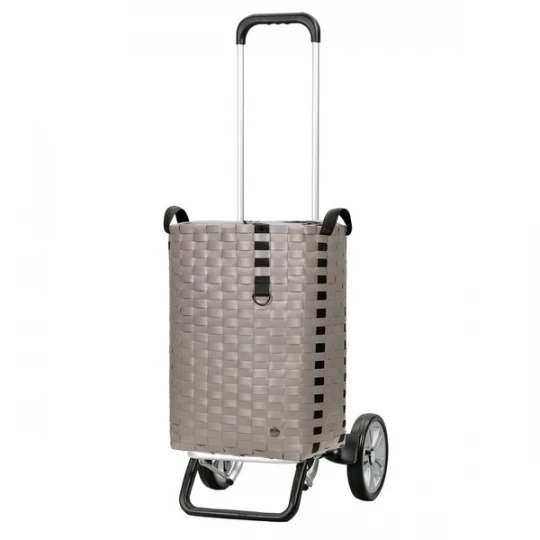 Foto van product Andersen Shopper Shopper ' Silja ' grijs / zwart / zilver