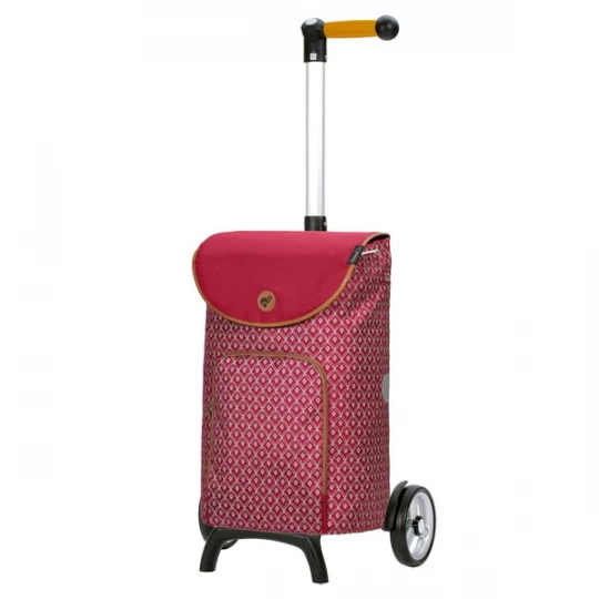Foto van product Andersen Shopper Shopper 'Unus ' bruin / rood / wit