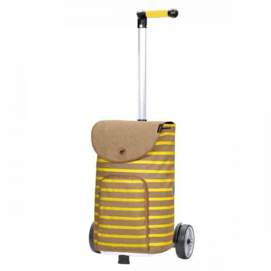 Foto van product Andersen Shopper Trolley 'Eske' lichtbruin / geel