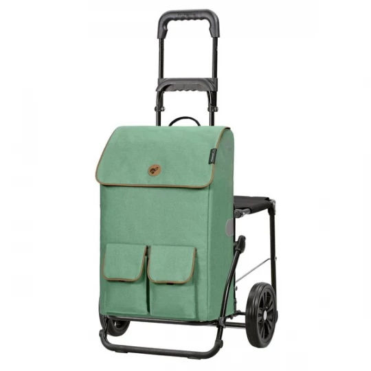 Foto van product Andersen Shopper Trolley 'Ipek' pueblo / donkerbruin / pastelgroen / zwart