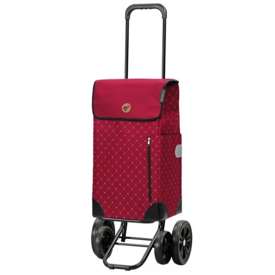 Foto van product Andersen Shopper Trolley 'Sofia' rood / wit