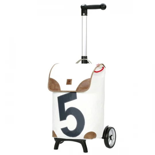 Foto van product Andersen Shopper Trolley 'Unus Fun 360° ' cognac / zwart / wit