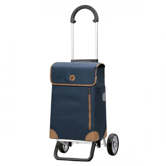 Foto van product Andersen Shopper Trolley 'Weda ' blauw / bruin