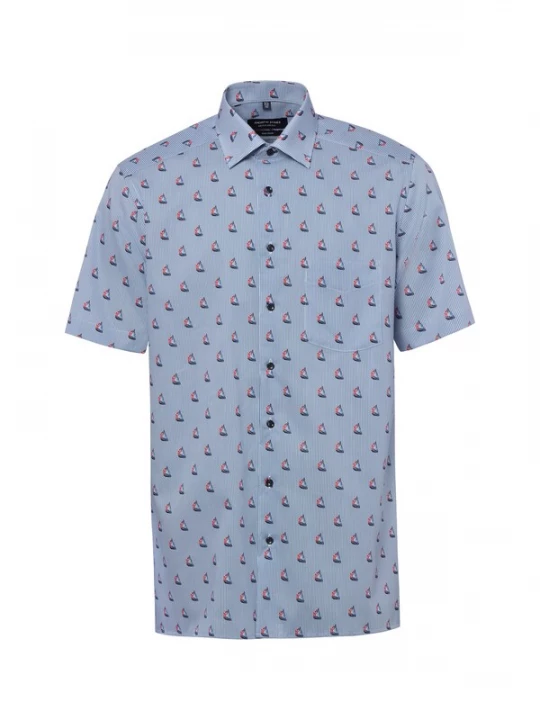 Foto van product Andrew James Overhemd blauw / rood