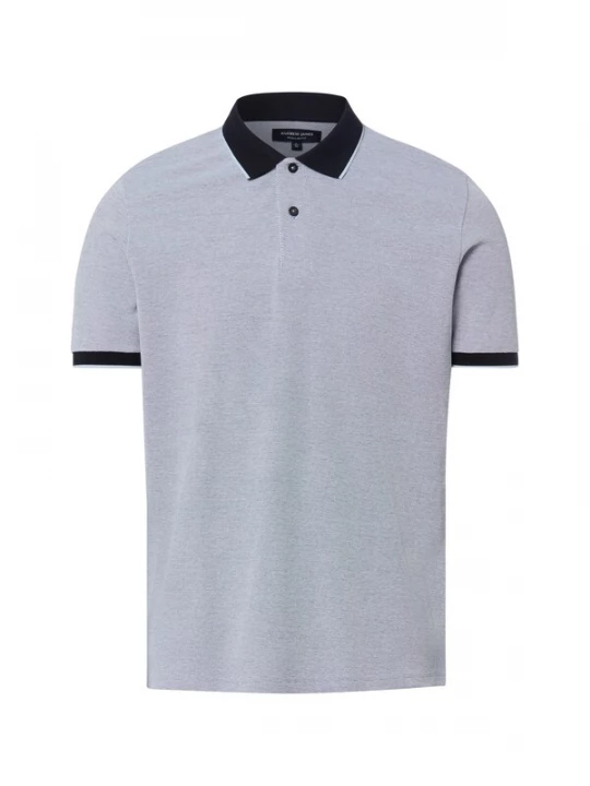 Foto van product Andrew James Shirt donkerblauw / grijs