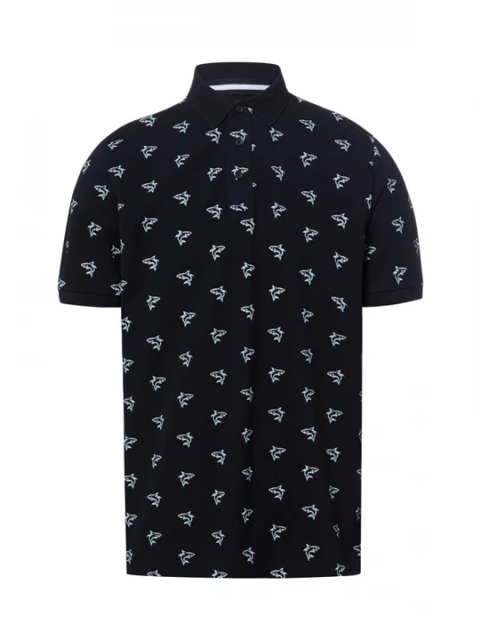 Foto van product Andrew James Shirt marine / wit
