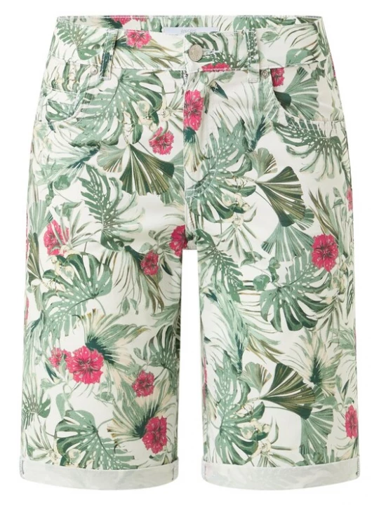 Foto van product Angels Broek lichtbeige / groen / pastelgroen / rood
