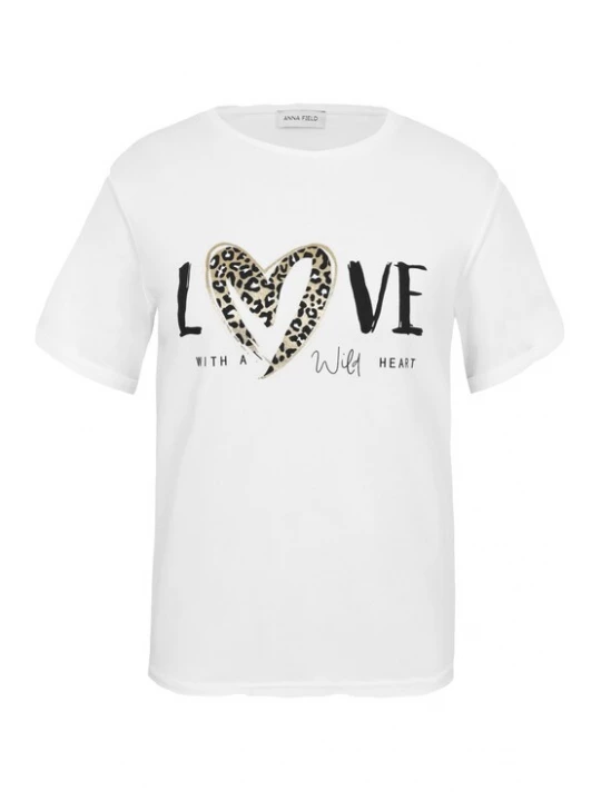 Foto van product Anna Field Shirt beige / zwart / wit