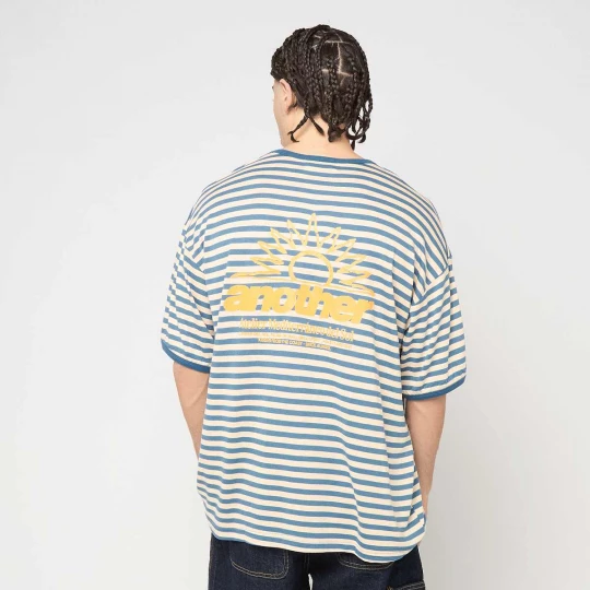 Foto van product Another Striped T-Shirt Another Cotton Lab blauw