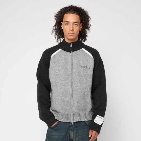 Foto van product Another Zip Knit Cardigan Another Cotton Lab grijs