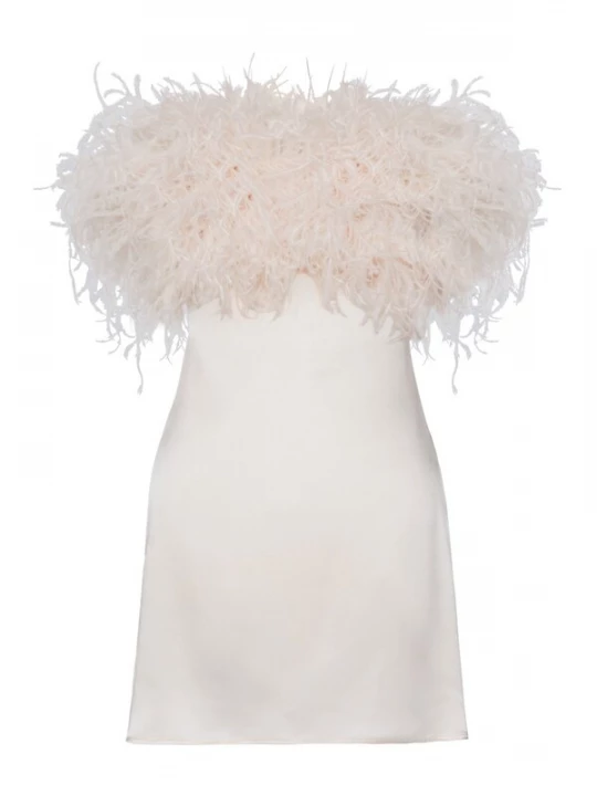 Foto van product Anse Victorin Cocktailjurk 'Melody' crème