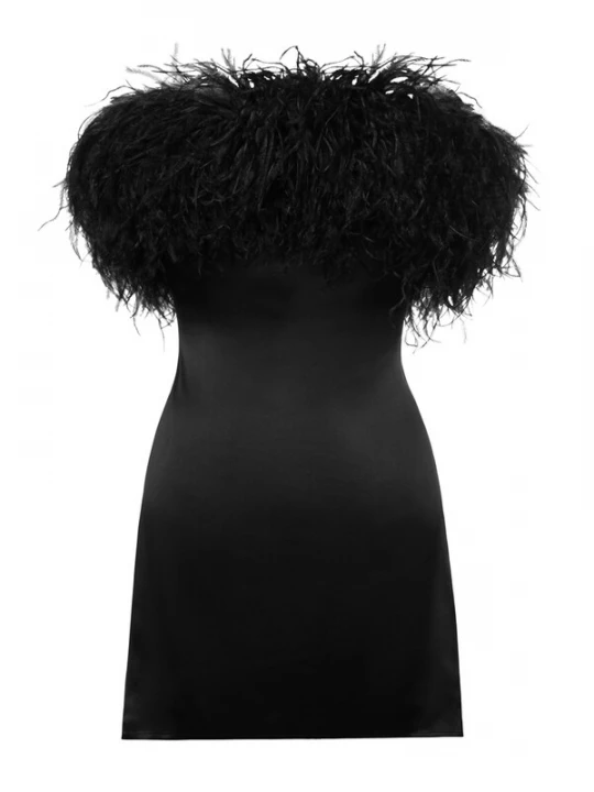 Foto van product Anse Victorin Cocktailjurk 'Melody' zwart