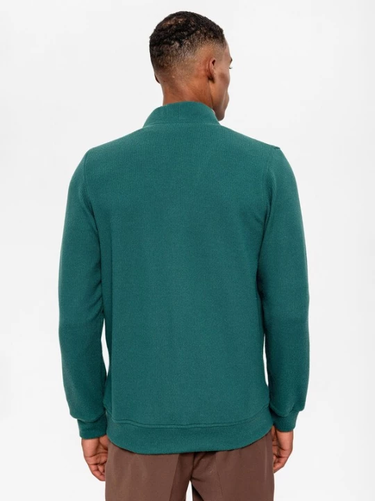 Foto van product Antioch Gebreid vest smaragd