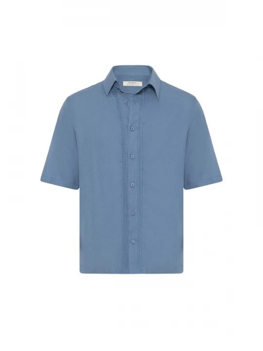 Foto van product Antioch Overhemd blauw denim
