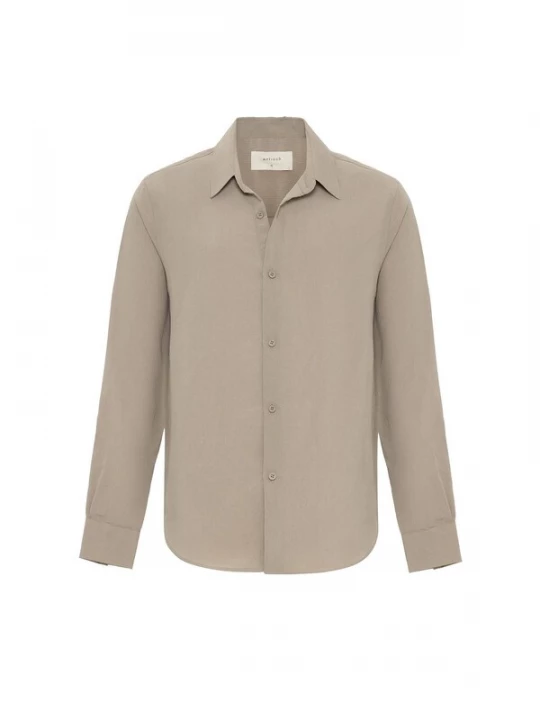 Foto van product Antioch Overhemd donkerbeige