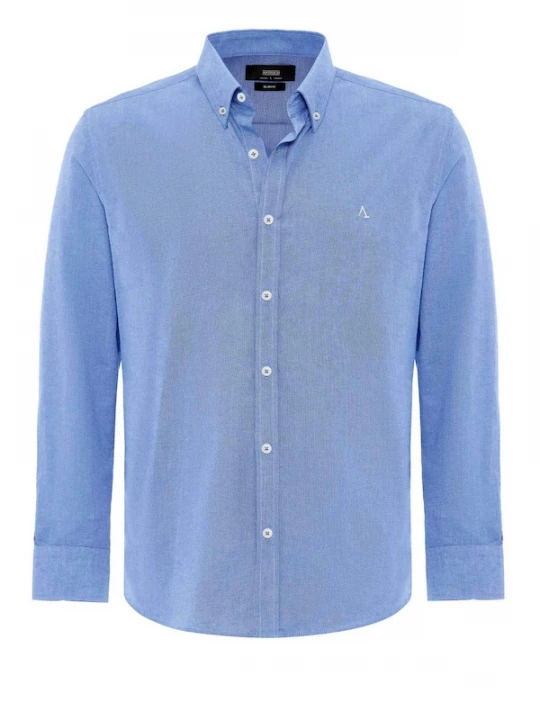 Foto van product Antioch Overhemd indigo / wit