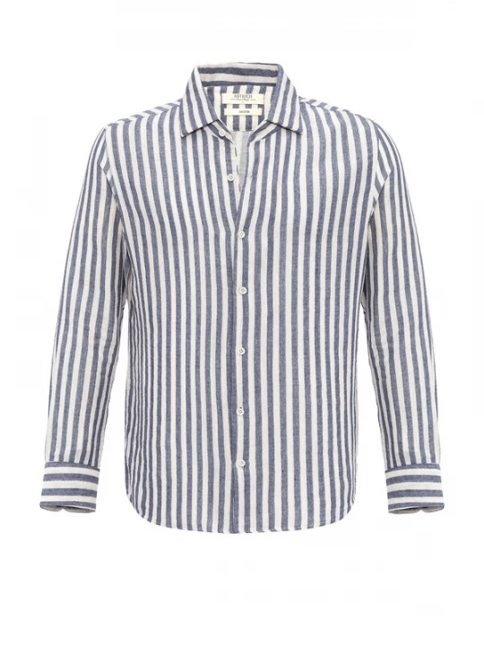 Foto van product Antioch Overhemd indigo / wit