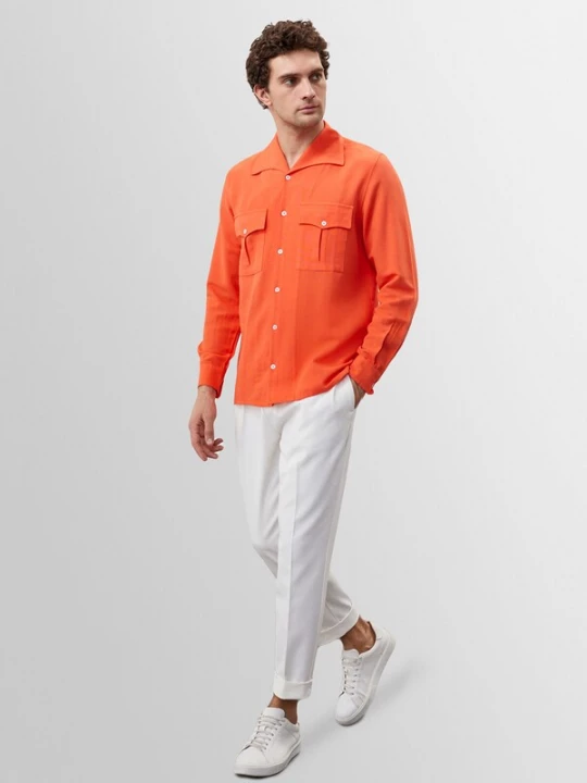 Foto van product Antioch Overhemd neonoranje
