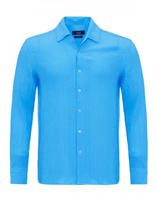 Foto van product Antioch Overhemd royal blue / koningsblauw