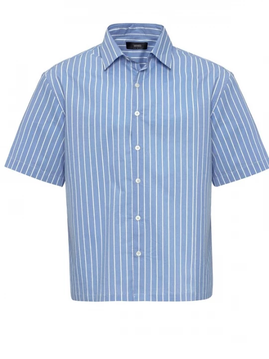 Foto van product Antioch Overhemd royal blue / koningsblauw / wit