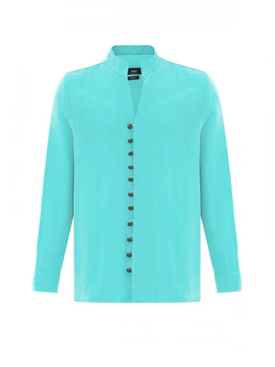 Foto van product Antioch Overhemd turquoise