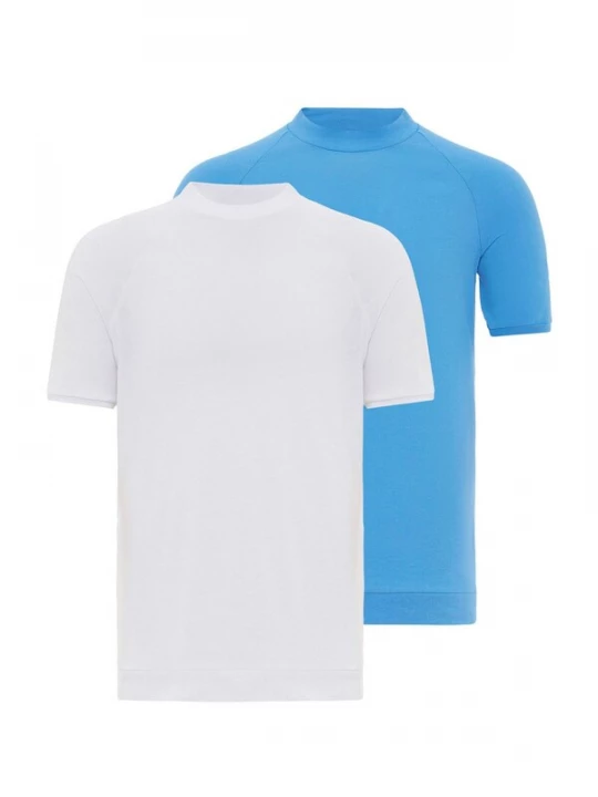 Foto van product Antioch Shirt azuur / wit