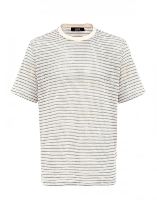 Foto van product Antioch Shirt beige / lichtblauw