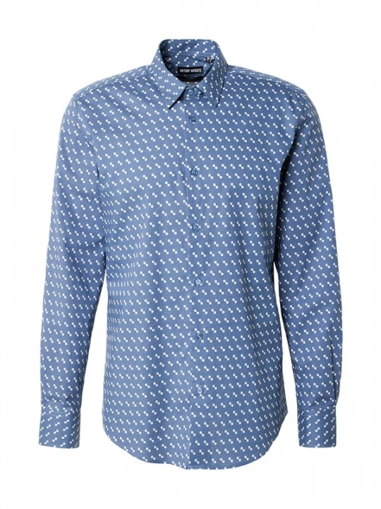 Foto van product ANTONY MORATO Overhemd 'NAPOLI' saffier / offwhite