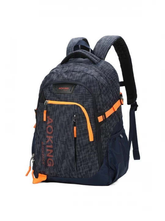 Foto van product Aoking Rugzak blauw / grijs / oranje