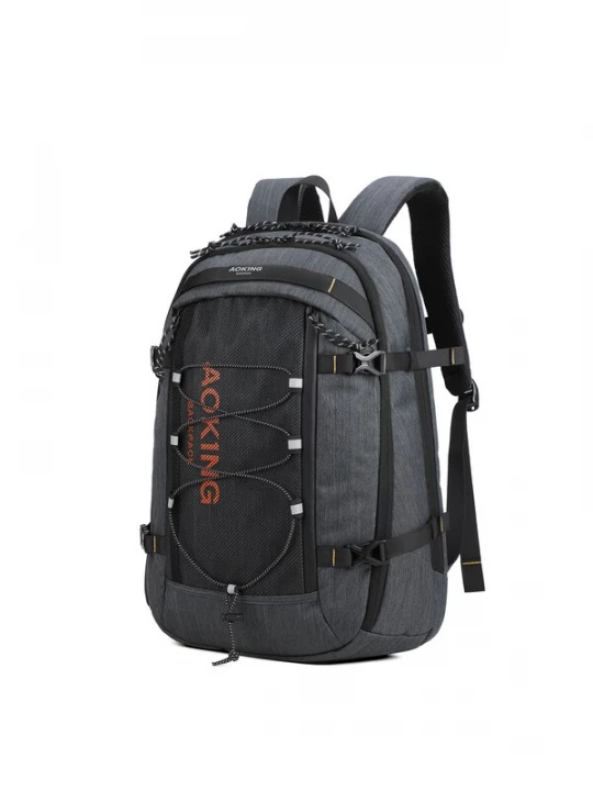 Foto van product Aoking Rugzak donkergrijs / oranje / zwart
