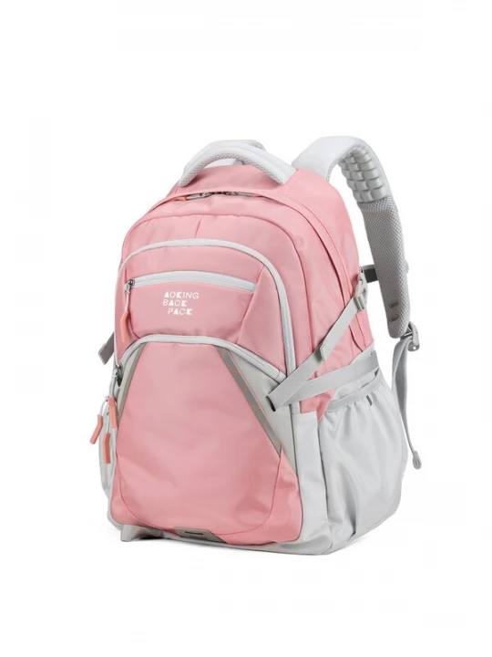 Foto van product Aoking Rugzak grijs / lichtgrijs / pitaja roze / wit
