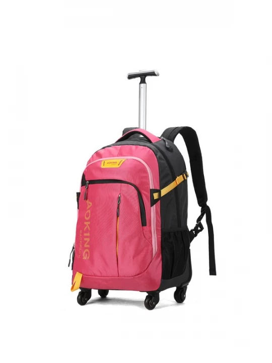 Foto van product Aoking Rugzak geel / fuchsia / zwart