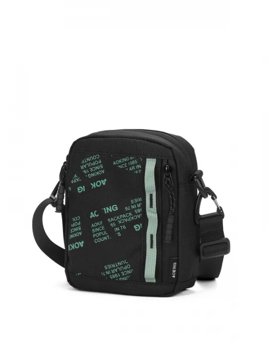 Foto van product Aoking Schoudertas groen / zwart