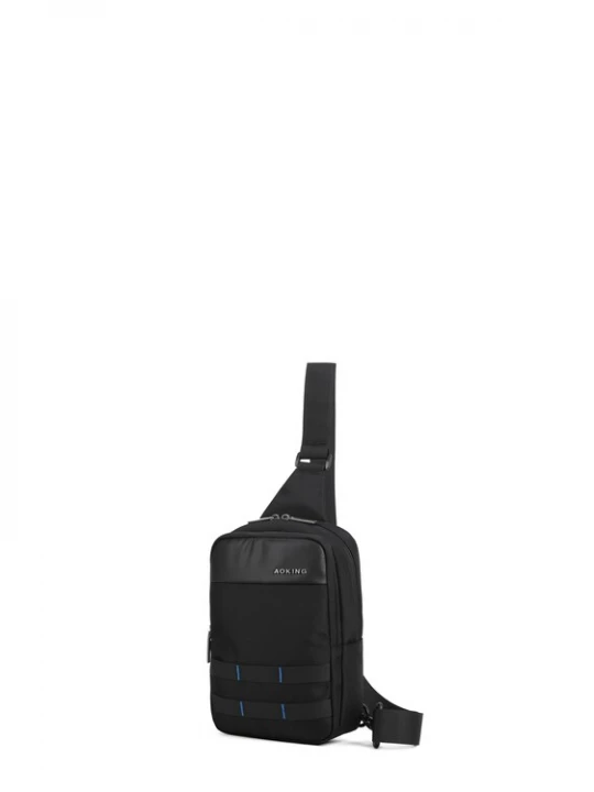 Foto van product Aoking Schoudertas blauw / zwart