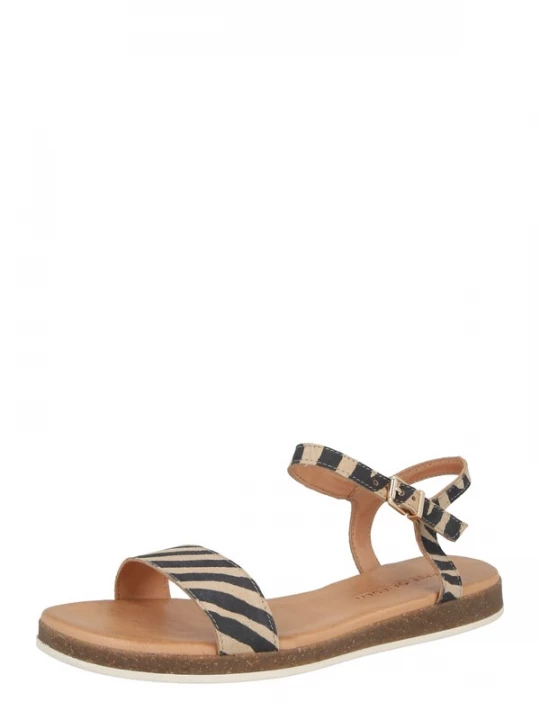 Foto van product Apple of Eden Sandalen met riem 'ISA' beige / zwart