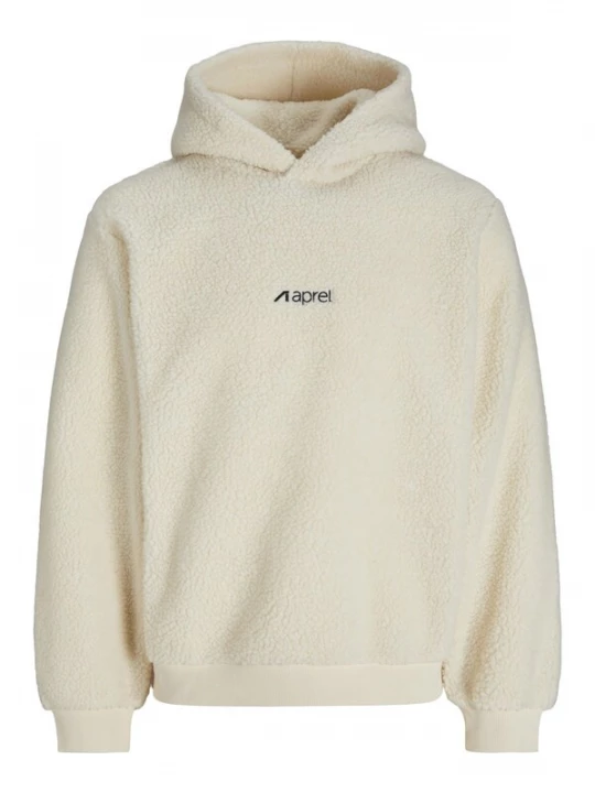 Foto van product aprel Sweatshirt lichtbeige / zwart