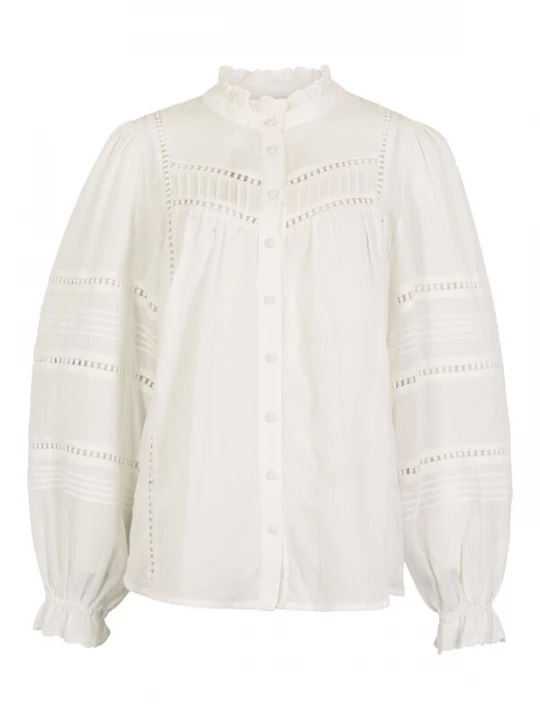 Foto van product Apricot Blouse 'Lace' wit