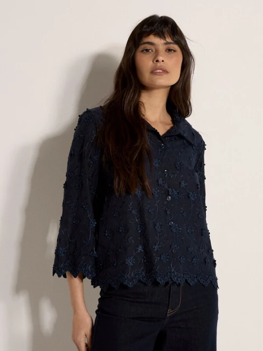 Foto van product Apricot Blouse ' ' navy