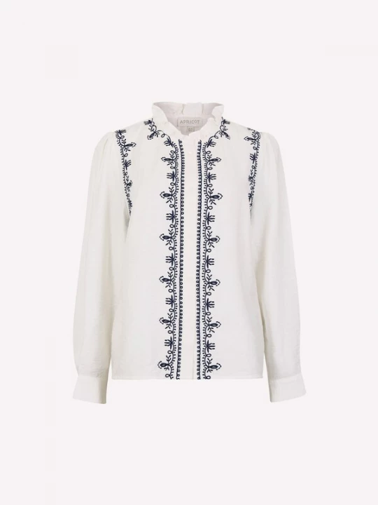 Foto van product Apricot Blouse ' ' wit
