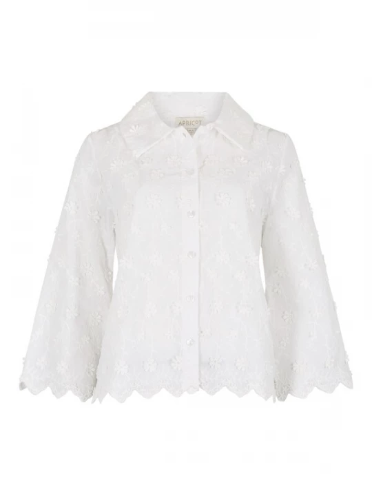 Foto van product Apricot Blouse ' ' wit
