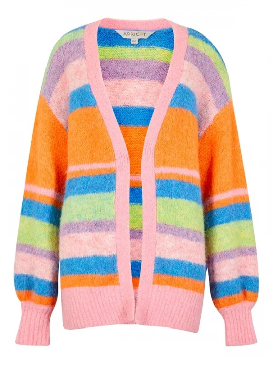 Foto van product Apricot Gebreid vest blauw / lichtgroen / lichtlila / oranje / rosa