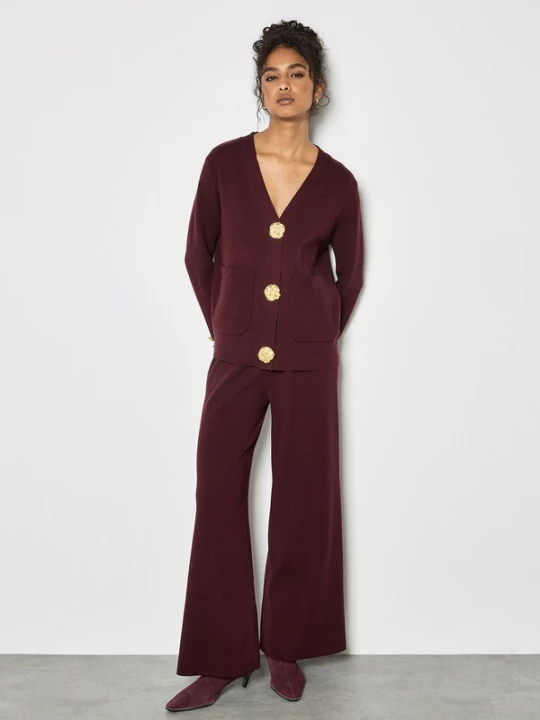Foto van product Apricot Gebreid vest ' ' bordeaux