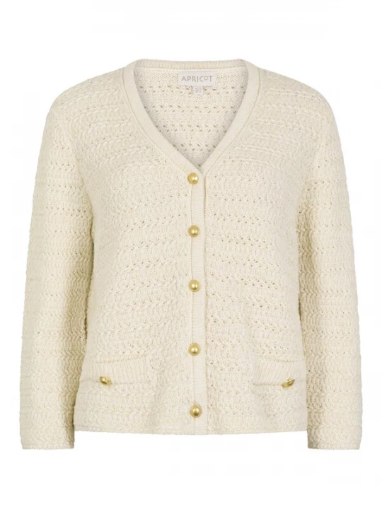 Foto van product Apricot Gebreid vest ' ' crème
