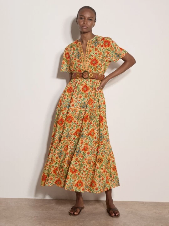 Foto van product Apricot Jurk ' ' oranje